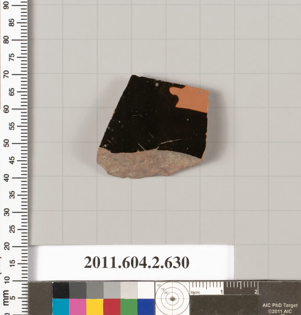 Terracotta fragment of a column-krater (bowl for mixing wine and water) — Unknown