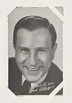 Bud Abbott from TV and Radio Stars Exhibit Cards series (W409) — Unknown