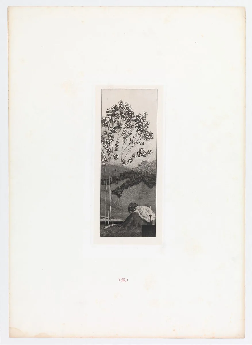 Wünsche (Yearnings) from Ein Handschuh (A Glove). Cyclus von zehn Compositionen radirt. Rad. Opus VI, Plate III. First edition — F. Felsing|Max Klinger