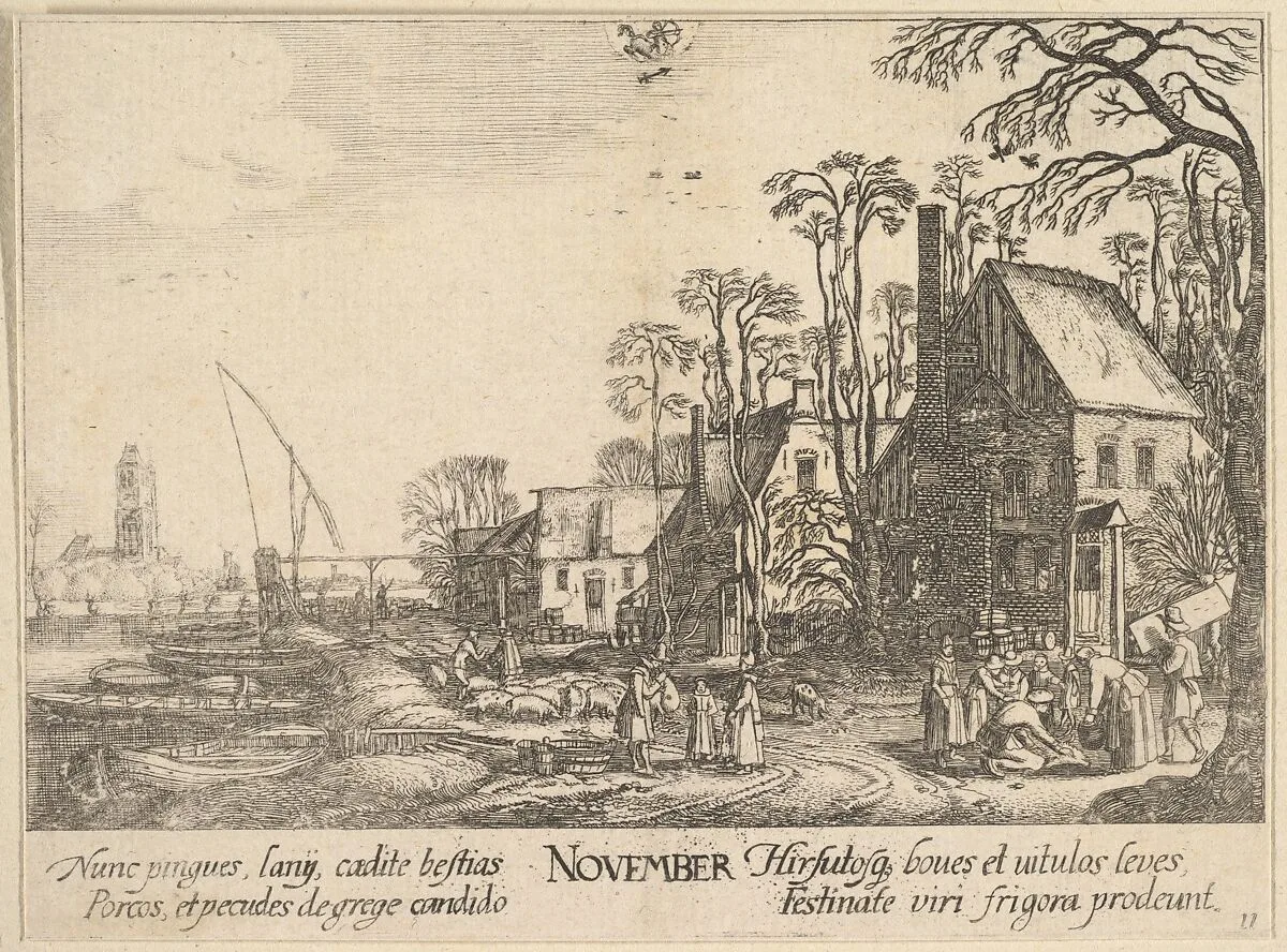 November — Jan van de Velde II|Wenceslaus Hollar