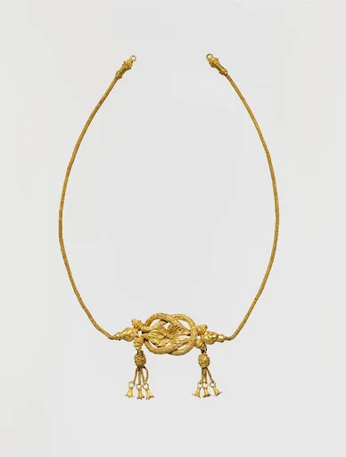 Gold fillet with a Herakles knot