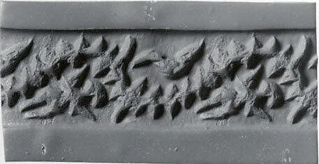 Cylinder seal with geometric design — Unknown