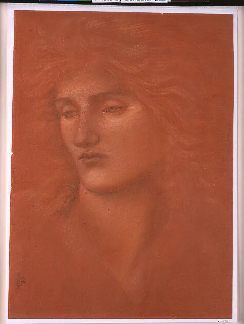 Study of a Female Head — Sir Edward Burne-Jones