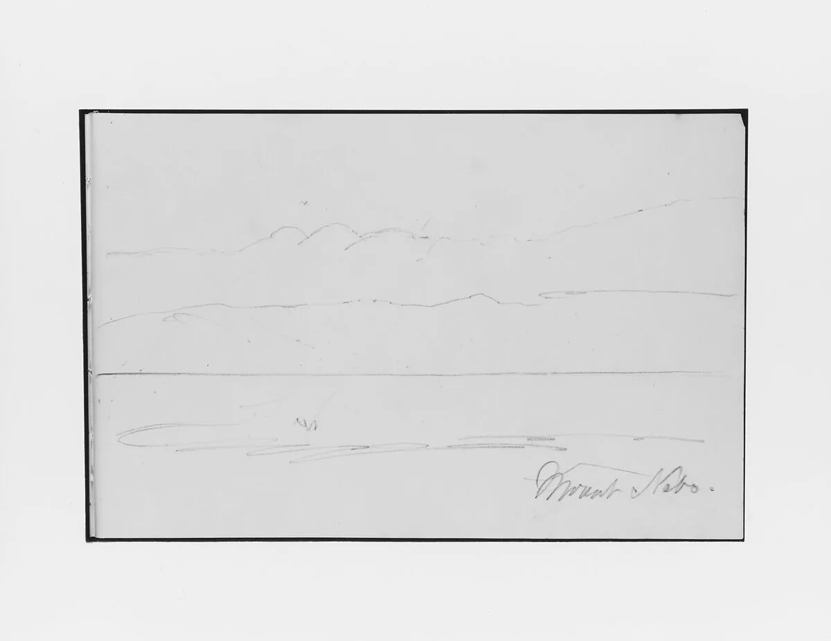 Mount Nebo (from Sketchbook) — Mary Newbold Sargent