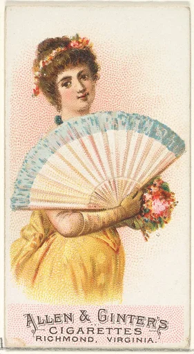 Plate 10, from the Fans of the Period series (N7) for Allen & Ginter Cigarettes Brands