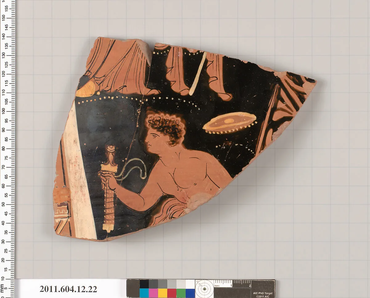 Terracotta fragment of a closed shape — Unknown