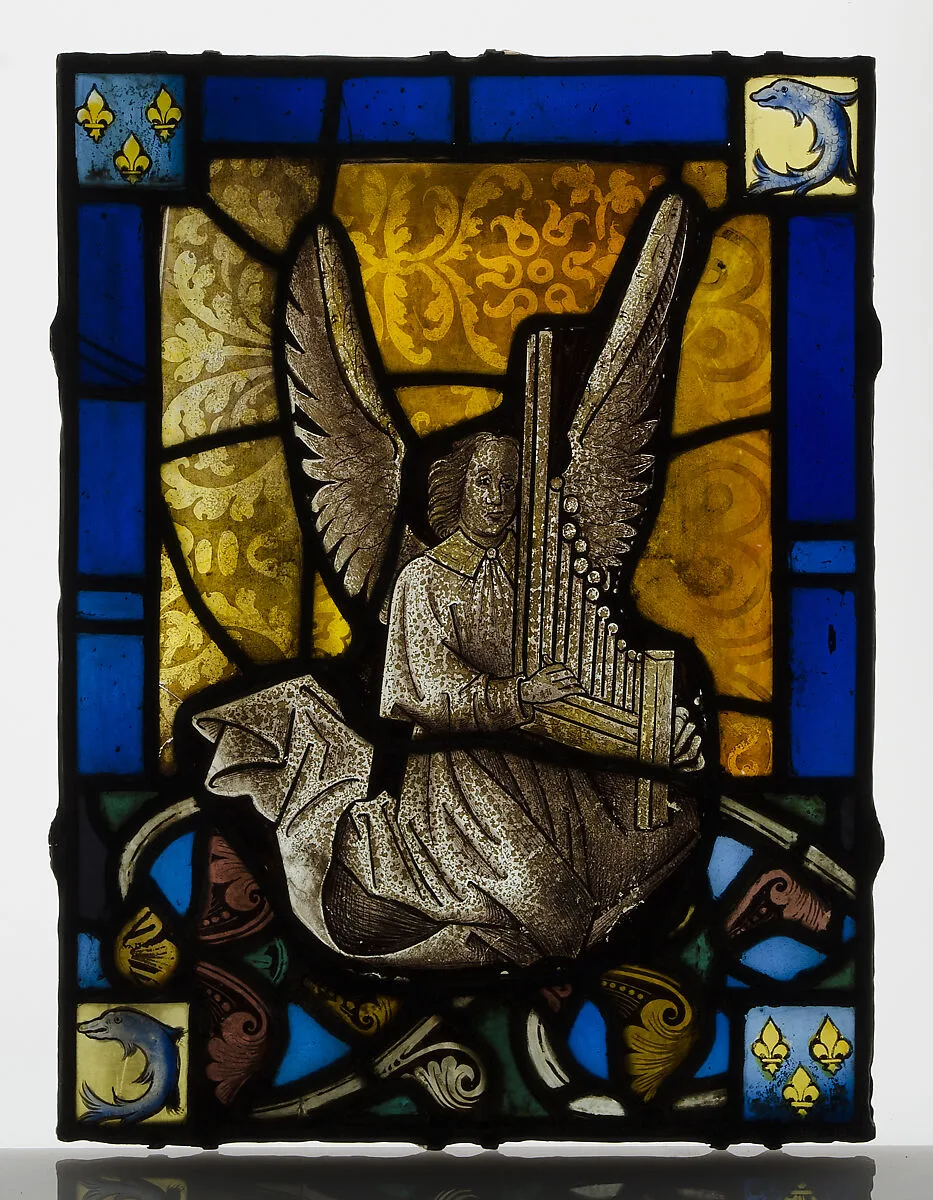 Border Fragment with Musical Angel — Unknown