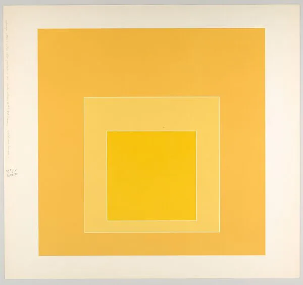 Proof for White Line Square series — Josef Albers|Gemini G.E.L.|Kenneth E. Tyler