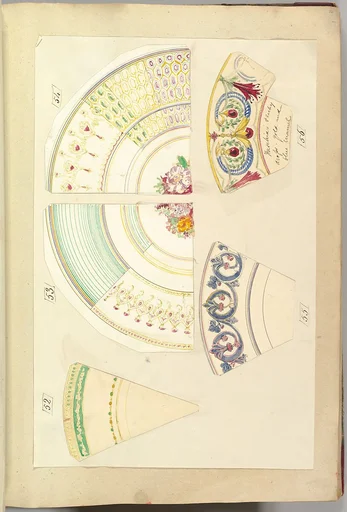 Nine Designs for Decorated Plates