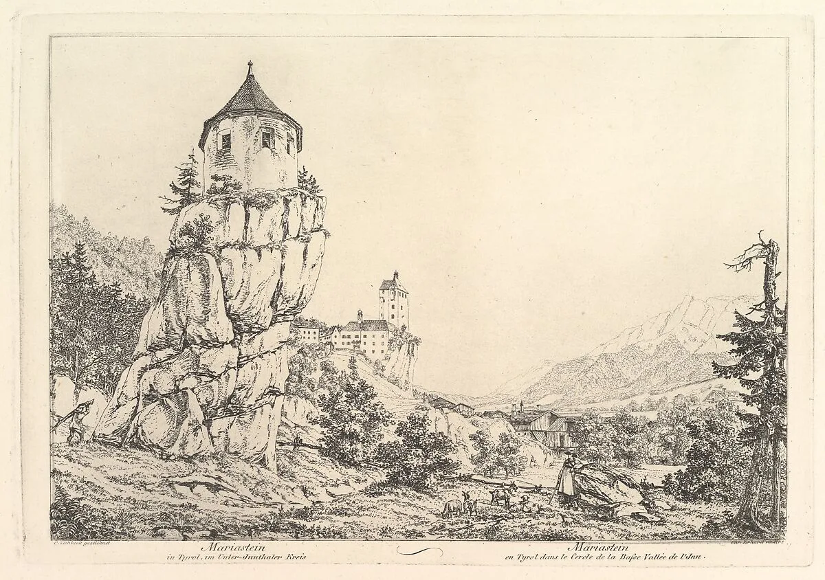Landscape, Mariastein in Tyrol — Johann Christoph Erhard|C. Viehbeck