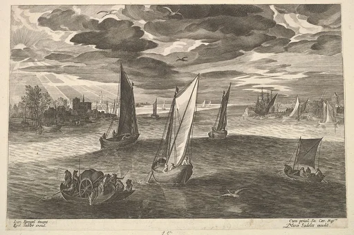 Riverscape with Boats