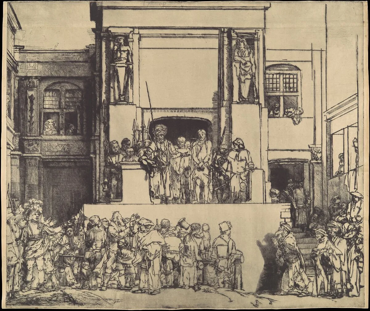 Christ Presented to the People — Rembrandt (Rembrandt van Rijn)