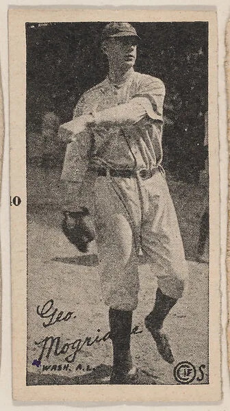 Geo. Mogridge, Wash. A.L., Baseball strip card (W572) — Unknown