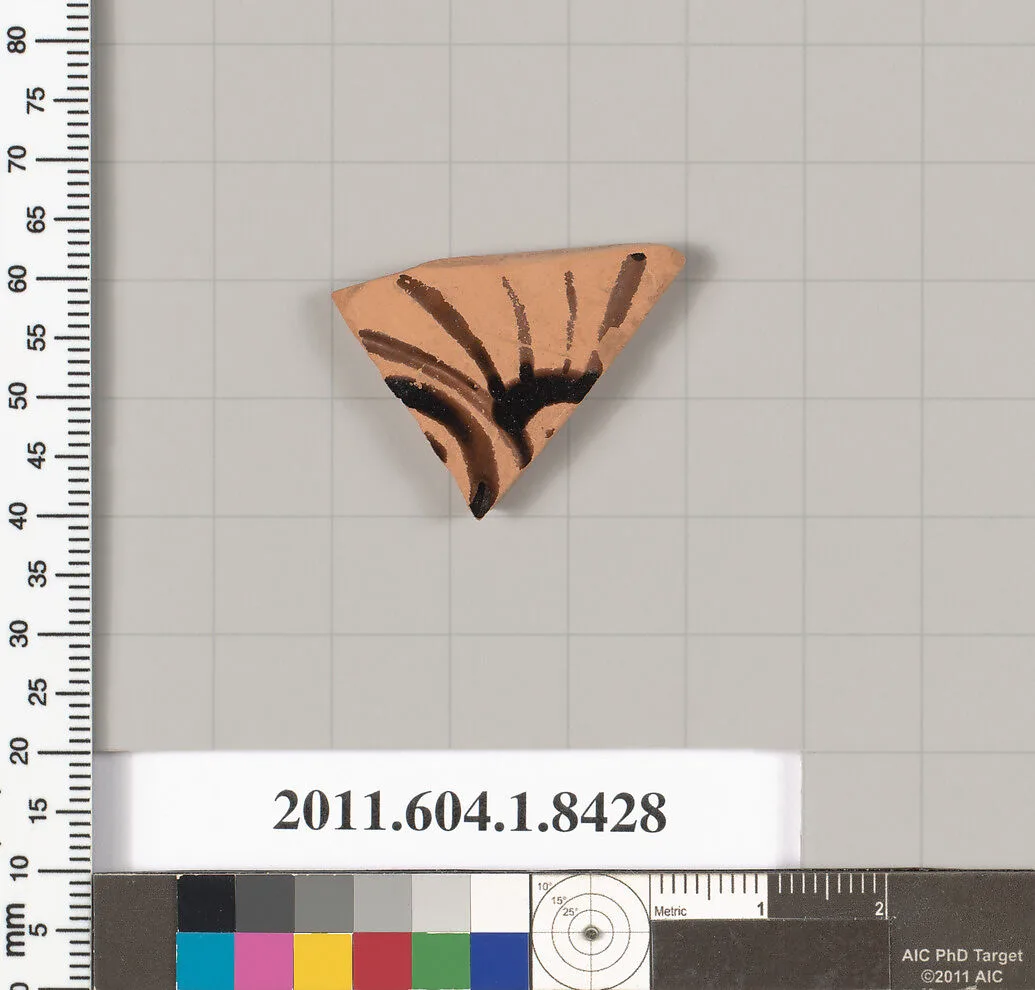 Terracotta fragment of a kylix (drinking cup) — Unknown