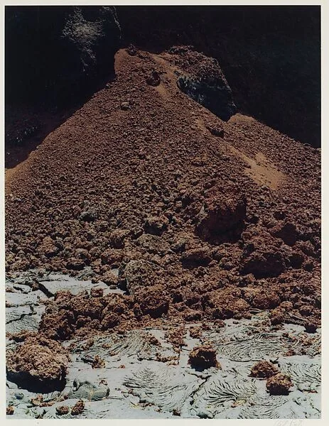 Ash Talus, Sullivan Bay, James Island, Galapagos Islands — Eliot Porter