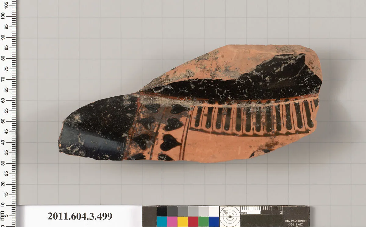 Terracotta fragment of a column-krater (bowl for mixing wine and water) — Unknown
