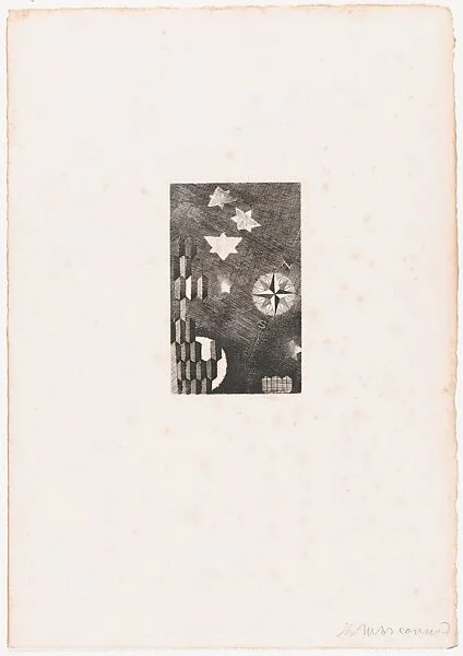 Clair de Lune from Eaux-fortes pour "Alcools" — Louis Marcoussis