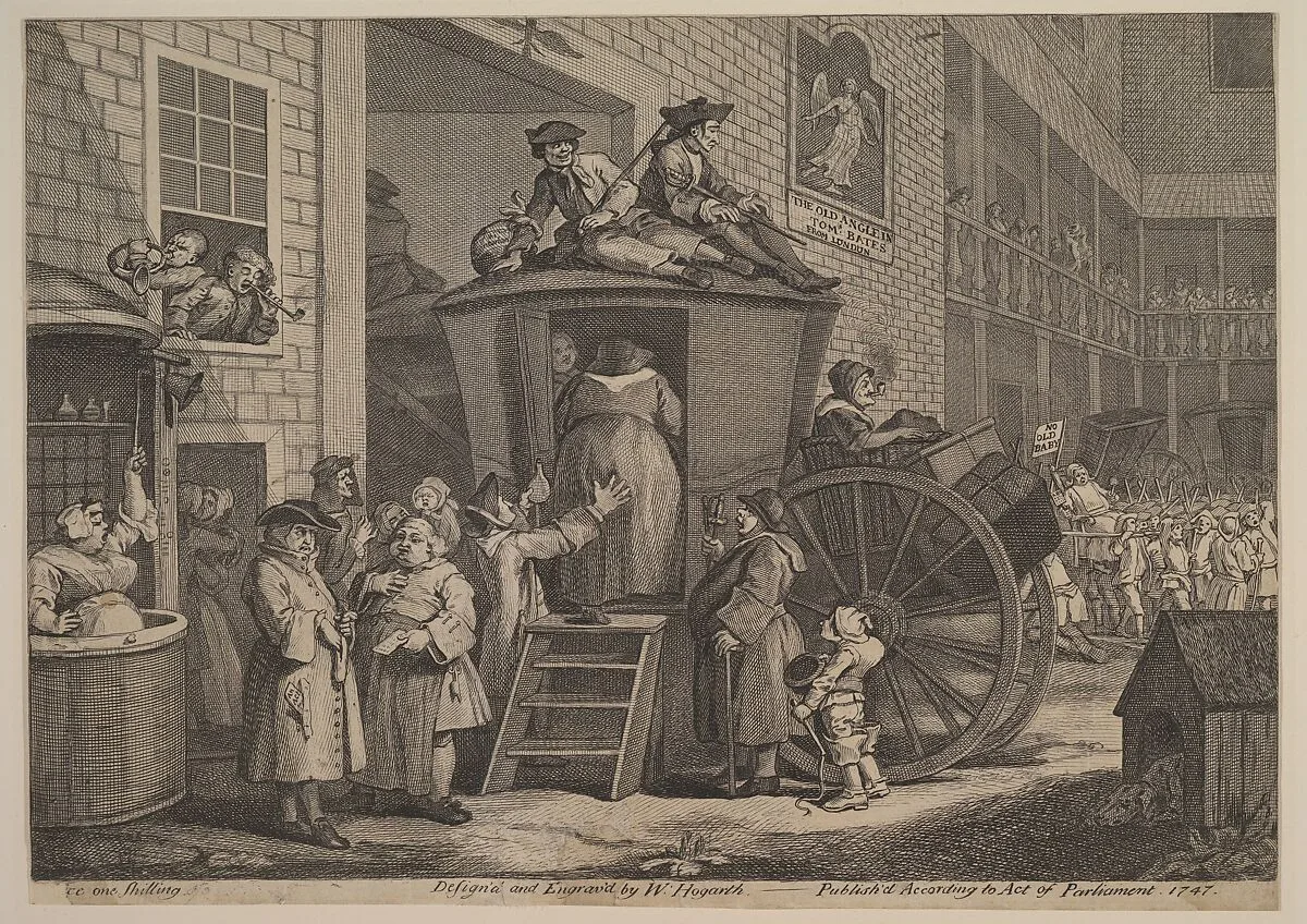 The Stage Coach, or The Country Inn Yard — William Hogarth