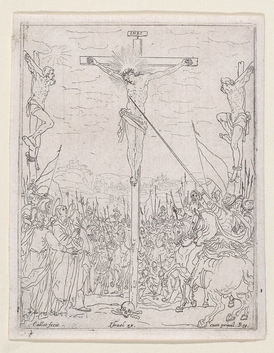 Jésus en Croix (Jesus on the Cross) — Jacques Callot|Israël Henriet