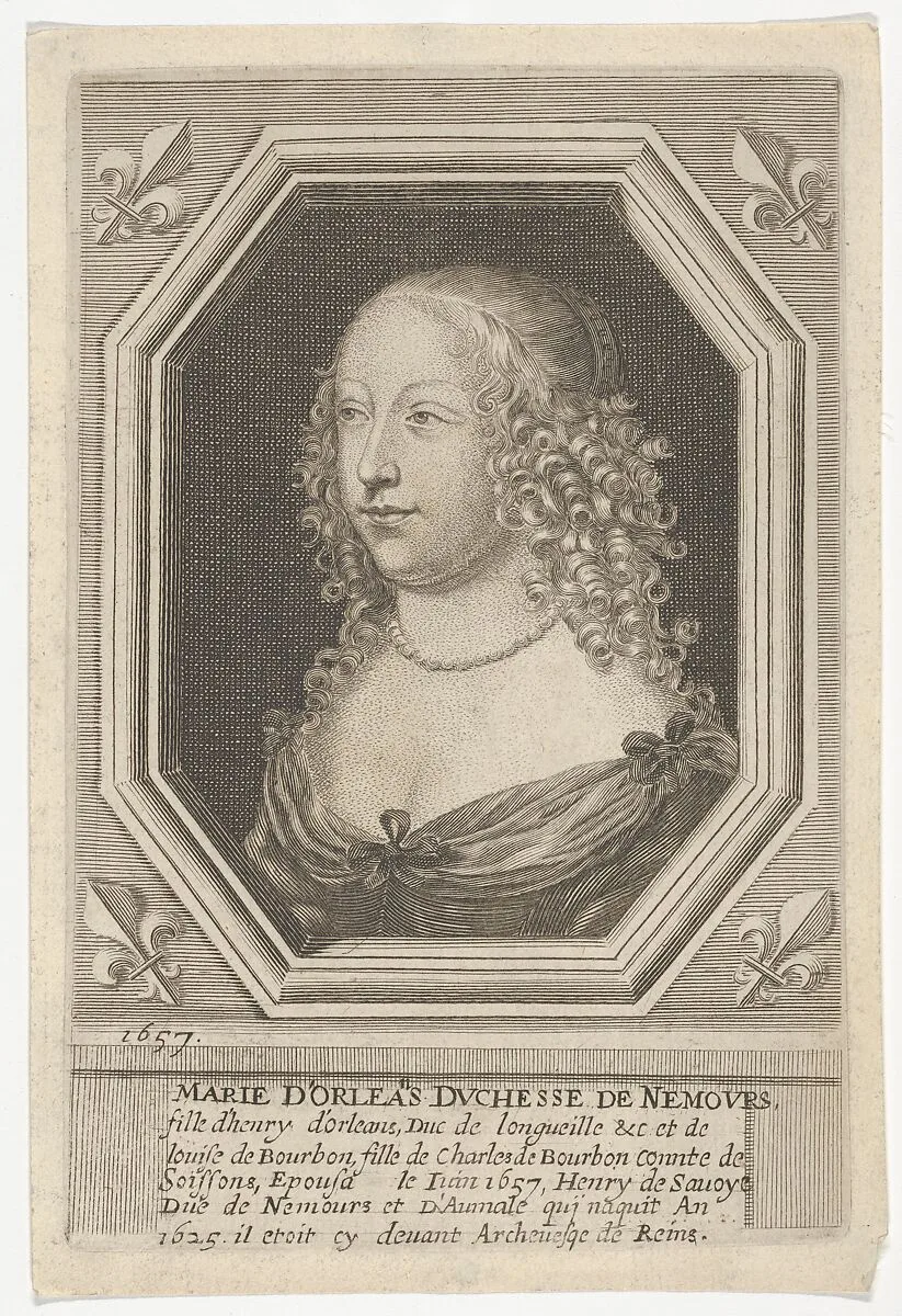 Marie d'Orleans, Duchesse de Nemours — Robert Nanteuil