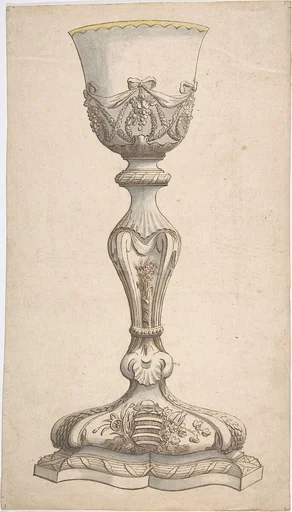 Design for Chalice with Arms of Jean-François Paul LeFevre de Caumartin, Bishop of Vannes