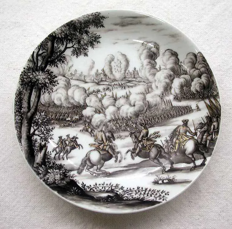 Saucer — Meissen Manufactory|Ignaz Preissler|Böttger Period