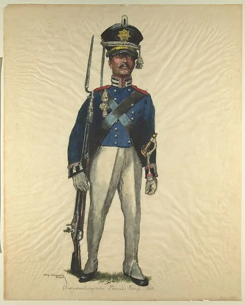 Prussian Military Costume: Brandenburg Sapper 1810 — Walter von Looz-Corswarem