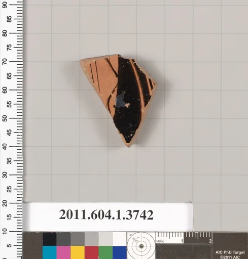 Terracotta fragment of a kylix (drinking cup)