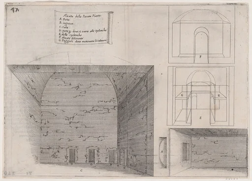 39th Plate, from Trattato delle Piante & Immagini de Sacri Edifizi di Terra Santa (Treatise of the Plans & Images of the Sacred Buildings of the Holy Land)