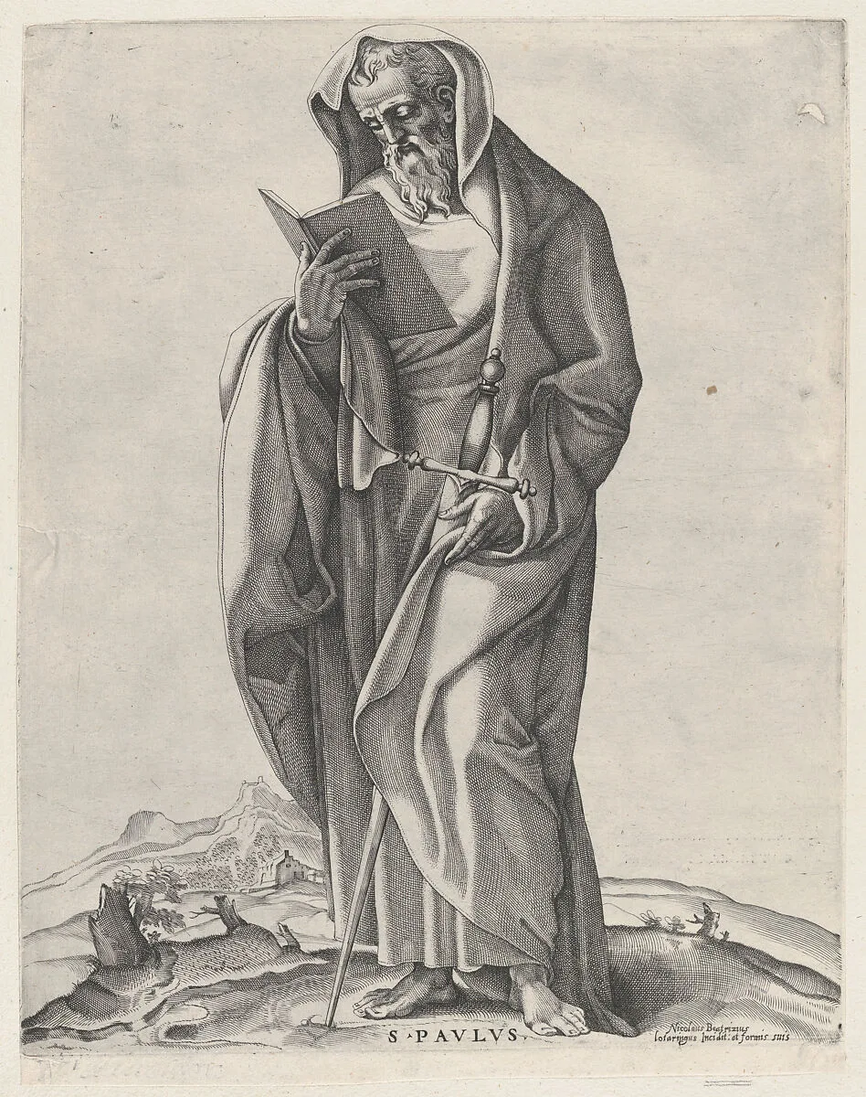 An Old Man (Saint Paul) — Nicolas Beatrizet