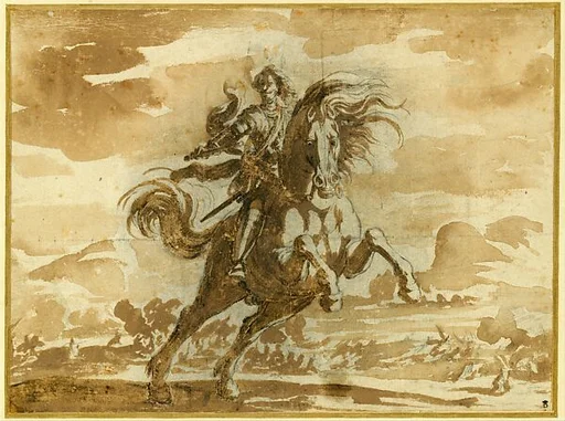 Equestrian Portrait of Louis de Lorraine, Prince of Phalsbourg