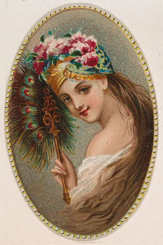 Serving tray, from the Novelties series (N228, Type 3) issued by Kinney Bros. — Kinney Brothers Tobacco Company
