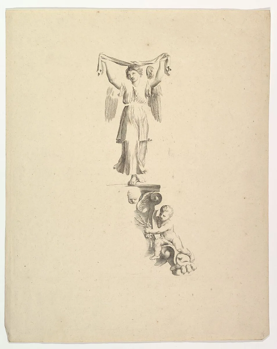Statue of an Angel — Claude Mellan