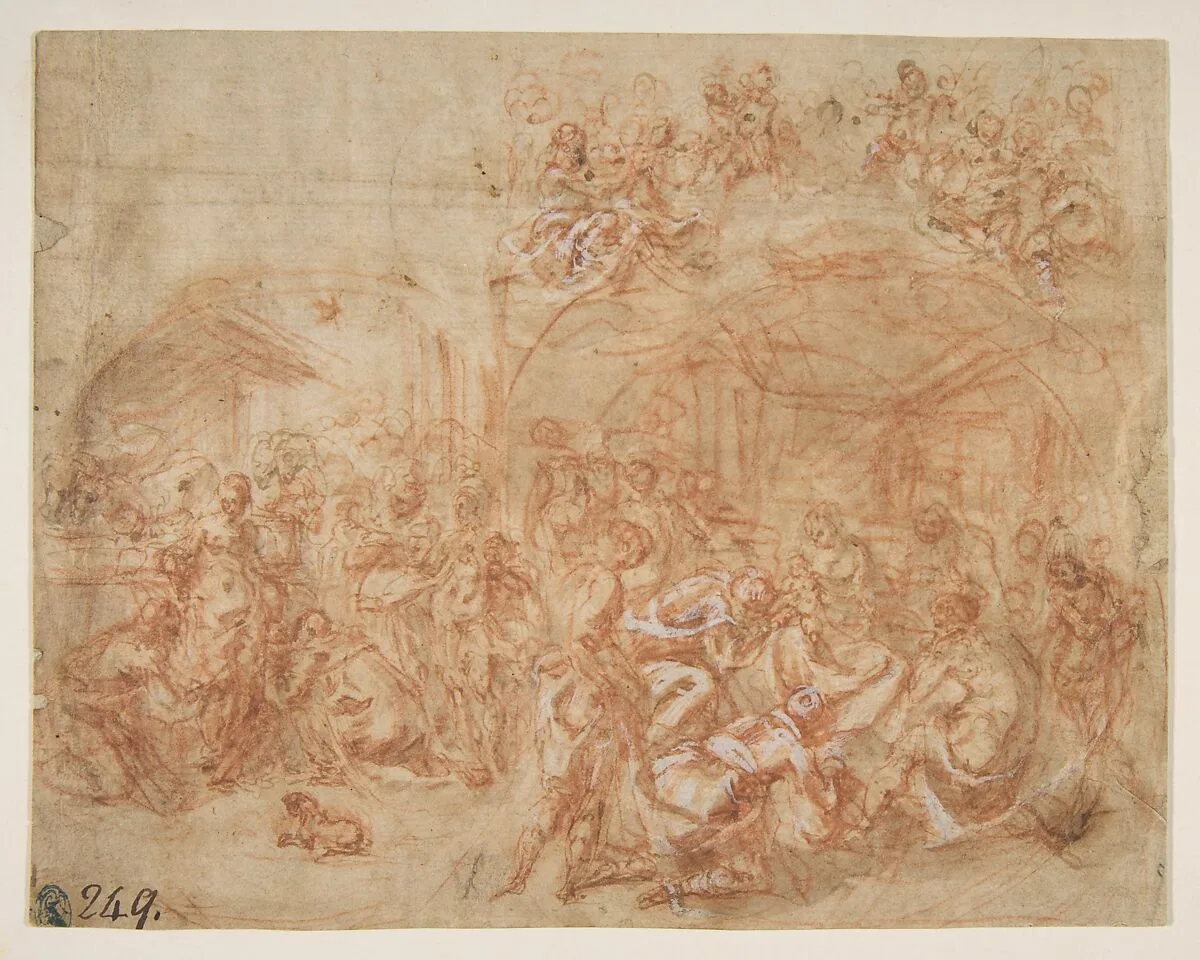 Adoration of the Magi — Cesare Pollino (Cesare dal Francia or Franchi)