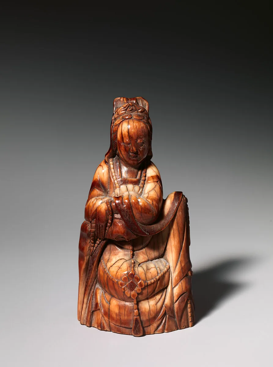 清 象牙雕觀音|Guanyin, the Bodhisattva of Compassion — Unknown