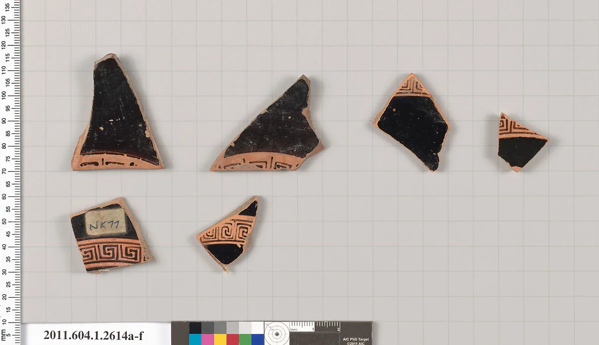 Terracotta fragments of kylikes (drinking cups) — Unknown