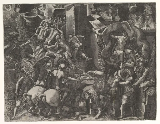 The Fall of Troy and Escape of Aeneas
