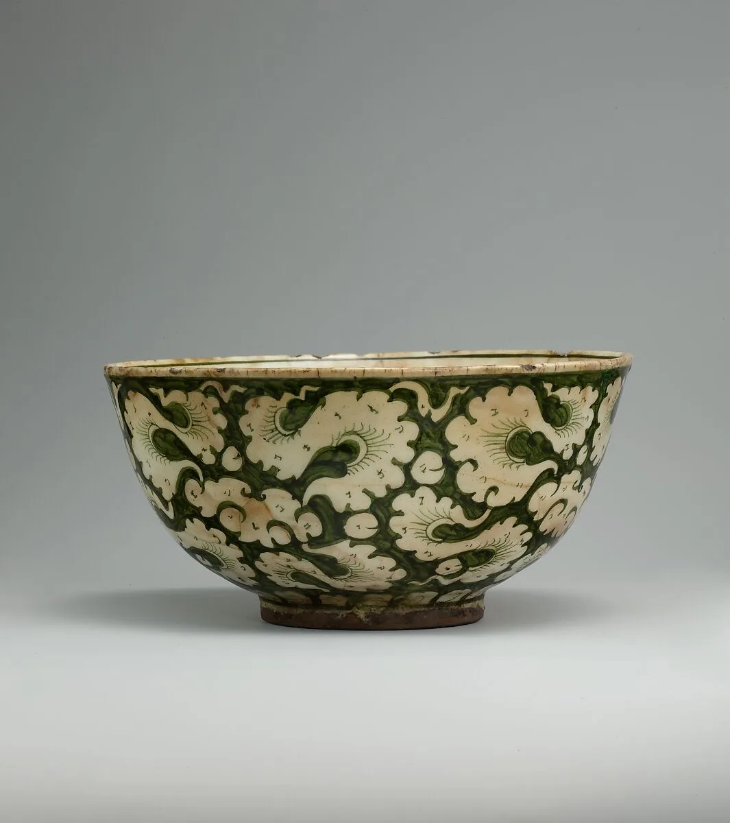Polychrome Bowl with Cloud Decoration — Unknown
