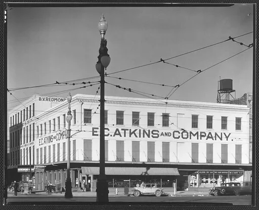 [Canal Street Showing E.C. Atkins and Company Building, New Orleans, Louisiana]