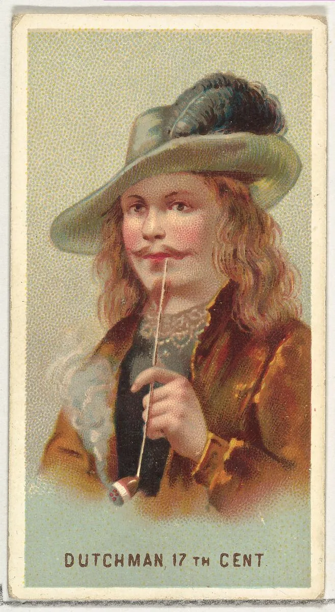 17th Century Dutchman, from World's Smokers series (N33) for Allen & Ginter Cigarettes — Allen & Ginter