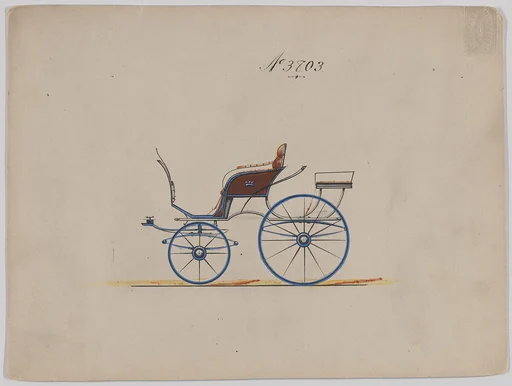 Design for Pony Phaeton, no. 3803