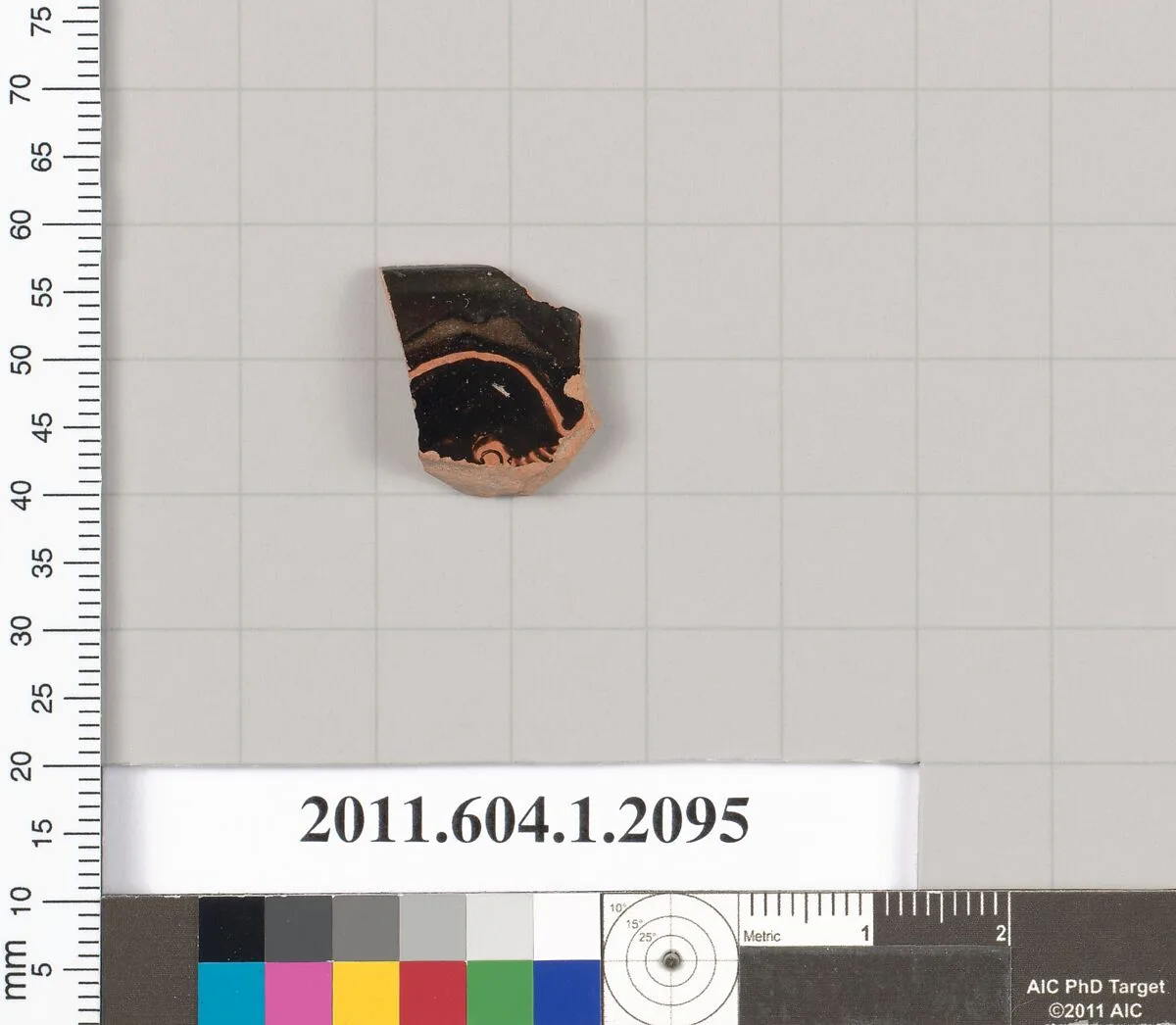 Terracotta rim fragment of a kylix (drinking cup) — Unknown