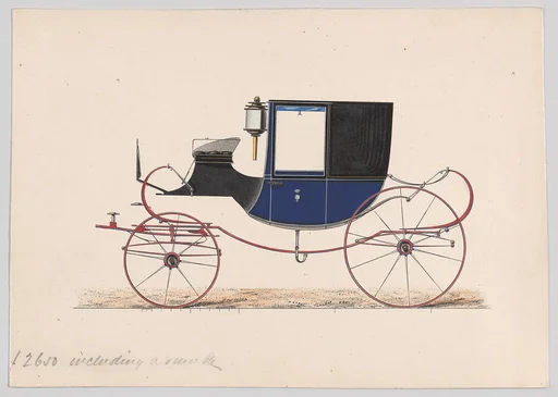 Design for Chariot D'Orsay Carriage
