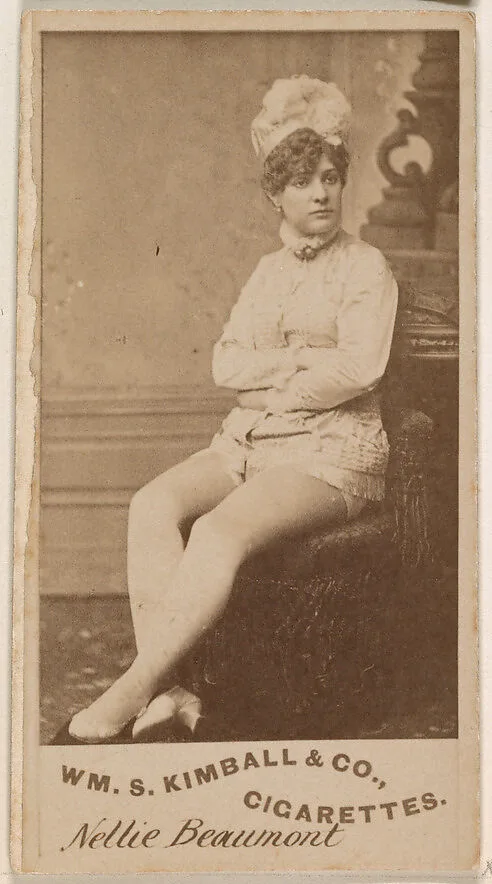 Nellie Beaumont, from the Actresses series (N203) issued by Wm. S. Kimball & Co. — William S. Kimball & Company