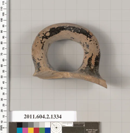 Terracotta fragment of a skyphos (deep drinking cup)