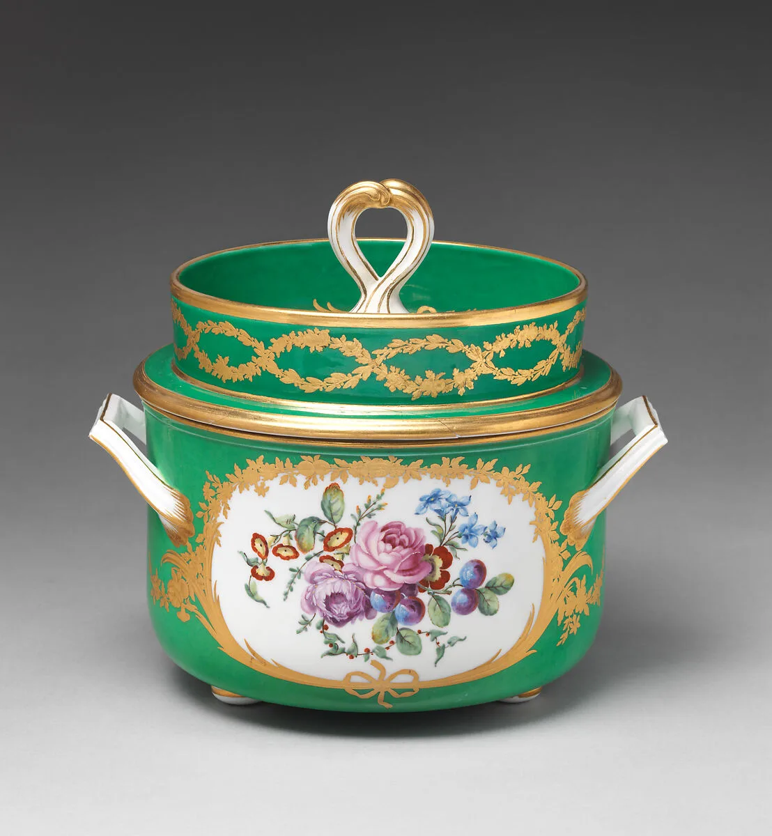 Ice pail with cover (Seau à glace) (part of a service) — Sèvres Manufactory