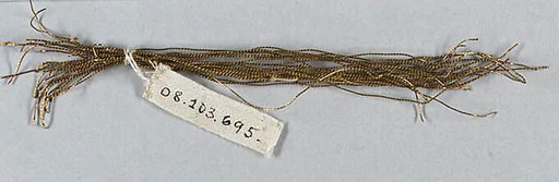 Tinsel and metal thread