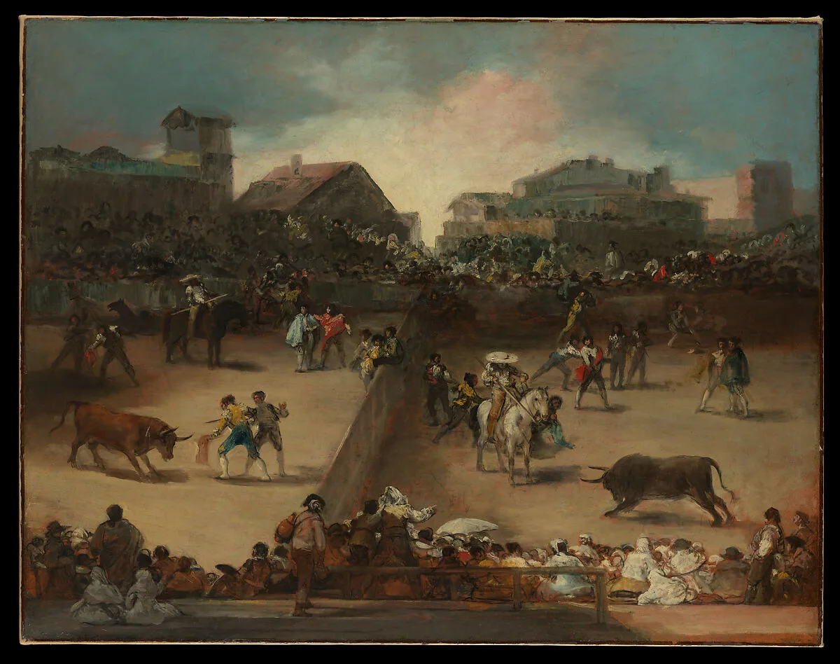 Bullfight in a Divided Ring — Goya (Francisco de Goya y Lucientes)