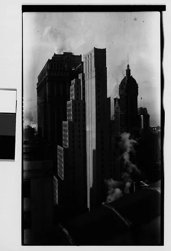 [Cityscape with Step-Back Building, New York City]