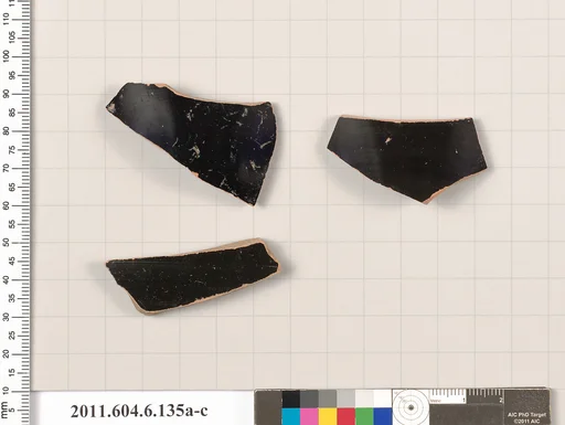 Terracotta fragments of open shapes